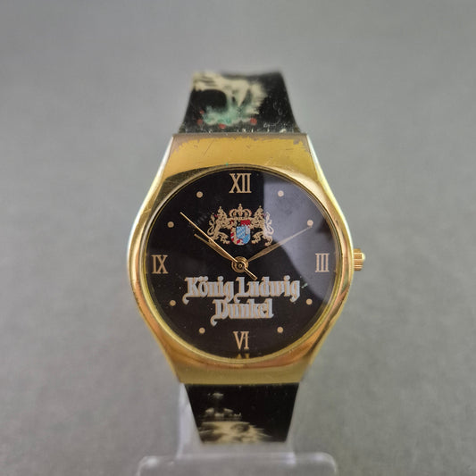 König Ludwig Dunkel Armbanduhr – Bierwerbung im klassischen Stil