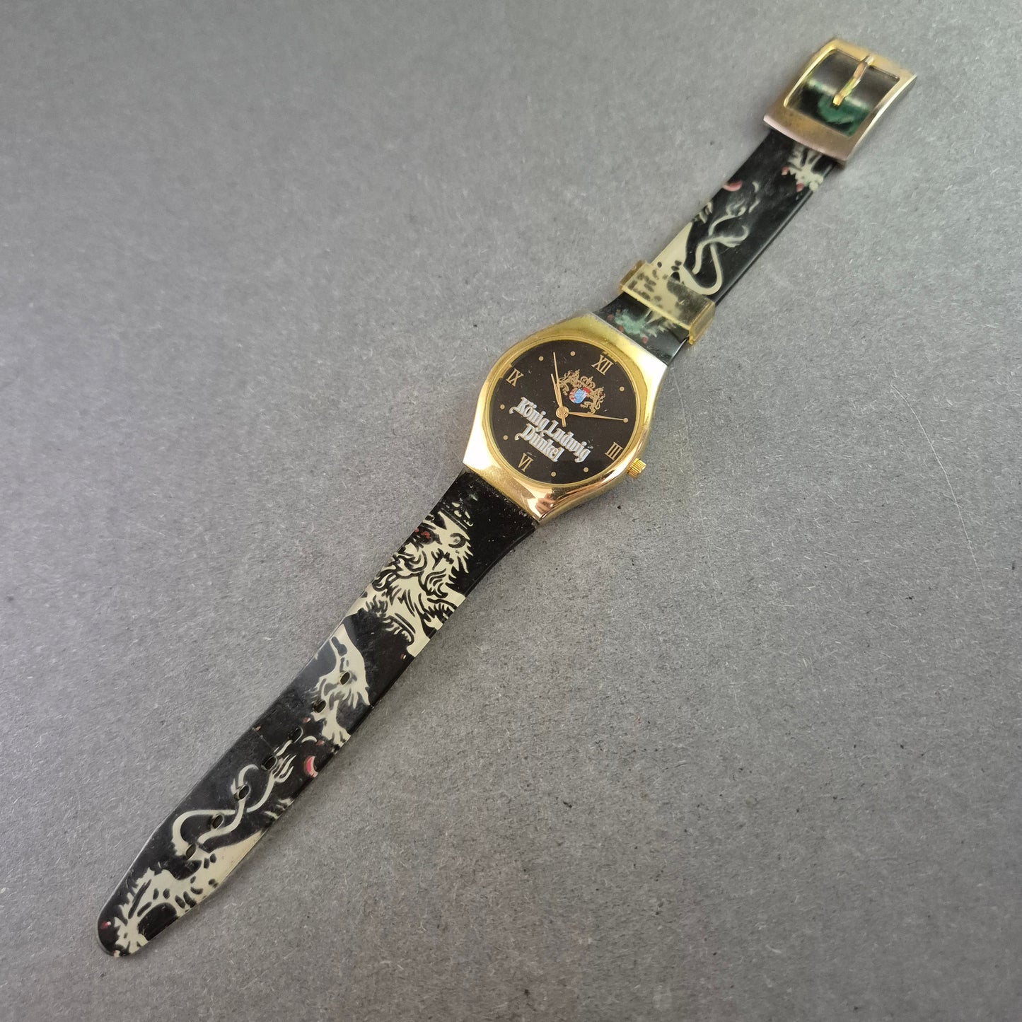 König Ludwig Dunkel Armbanduhr – Bierwerbung im klassischen Stil