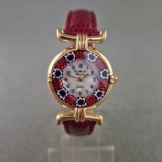 Murano Damenarmbanduhr mit Glasdekor – Italienisches Designhighlight