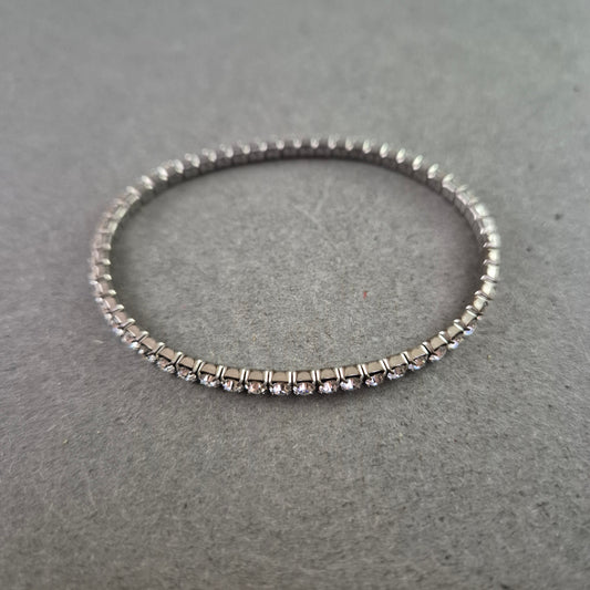 Elegantes Damen-Tennisarmband mit Strass – Zeitloser Modeschmuck