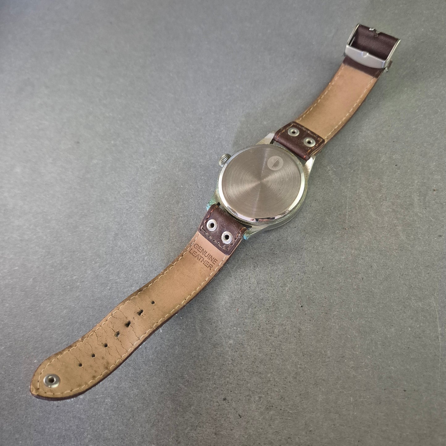 Fliegerstil Herrenarmband Uhr mit Lederarmband – Klassisches Pilotendesign