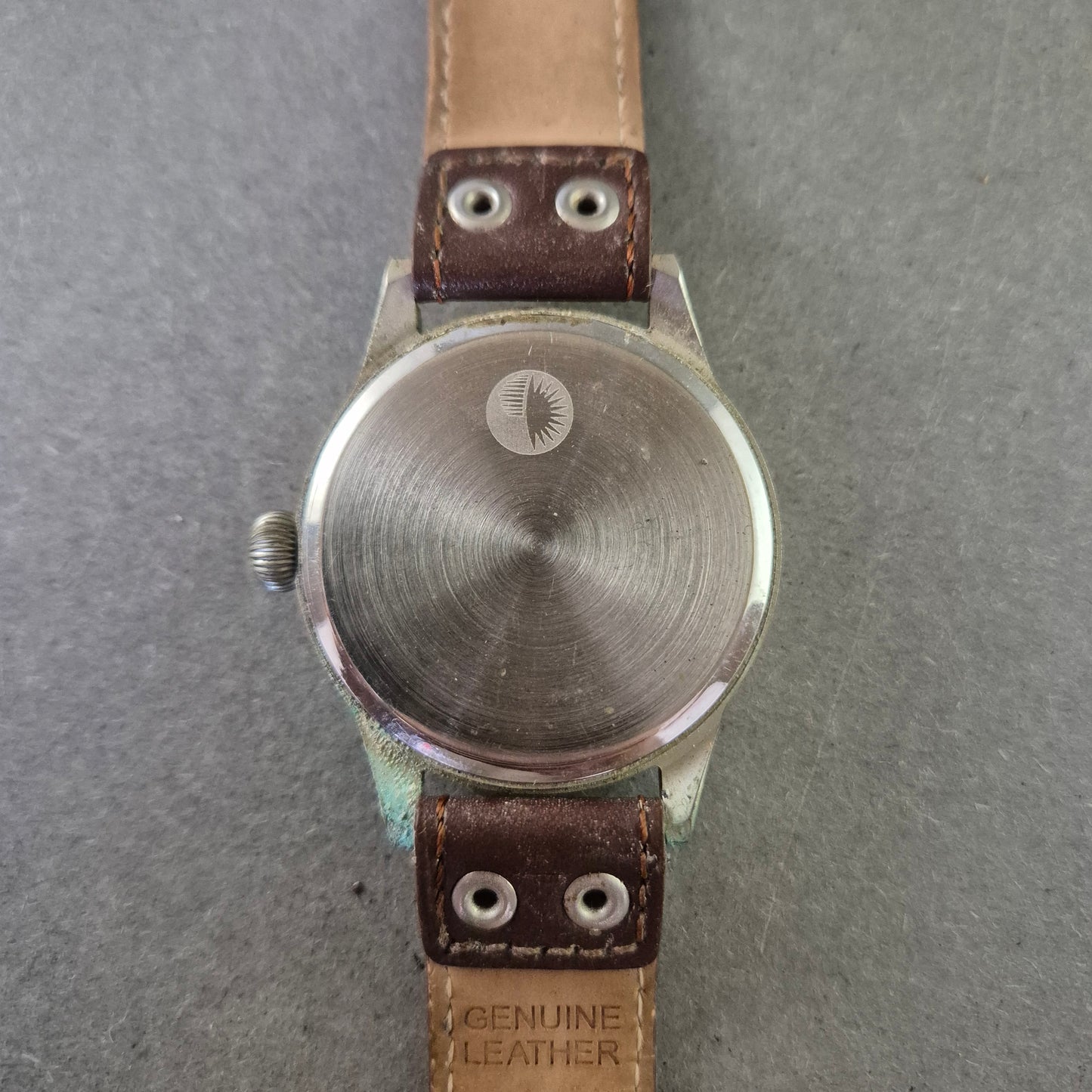 Fliegerstil Herrenarmband Uhr mit Lederarmband – Klassisches Pilotendesign