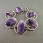 Exquisites Armband mit Amethyst-Steinen – Handgefertigter Edelstein-Look