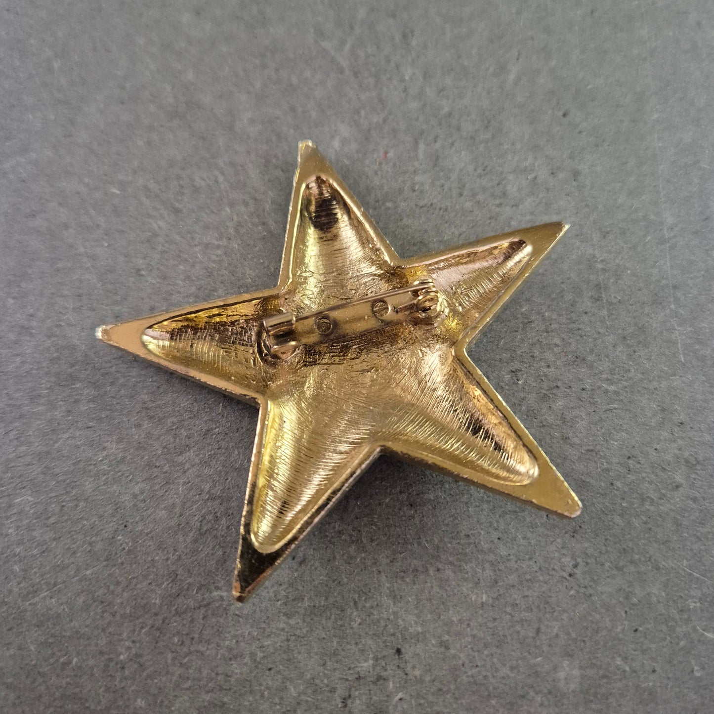 Stern Brosche – Nachtblauer Emaille Schmuck mit Goldakzenten