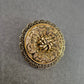 Runde Vintage Brosche – Filigranes Golddesign mit Rosette