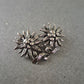 Edelweiss Brosche – Silberfarbenes Alpenblumen-Design