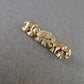 Vintage Elefanten Brosche – Glücksbringer Goldfarben & Strass