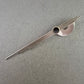 Vintage Brosche Modernist – Geometrisch Silberfarben Schwarz