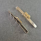 Vintage Krawattenklammern Set – Zwei Designs Gold/Silber