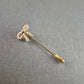 Kleine Vintage Schleifen Stecknadel Gold – Chic