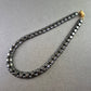Massive Hämatit Halskette – Glänzender Look mit goldfarbenem Verschluss