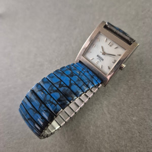 Boccia Damen Uhr aus Titan – Kompakt & modern mit blauem Armband