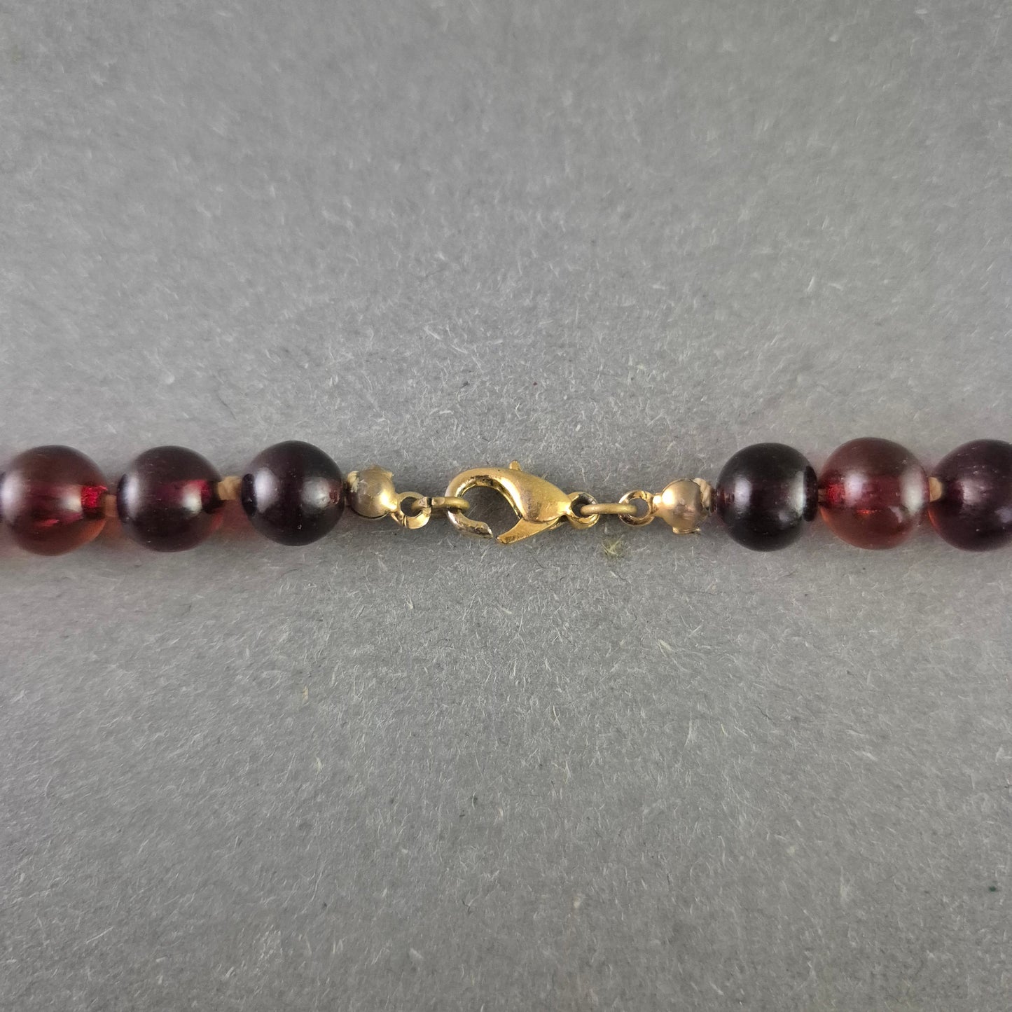 Klassische Bernstein Halskette – Honigfarbene Perlen mit Glanz