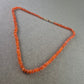 Oranger Karneol Halskette – Feine Edelsteinperlen in warmem Ton