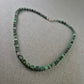Grüne Würfelstein Halskette – Markant und naturverbunden