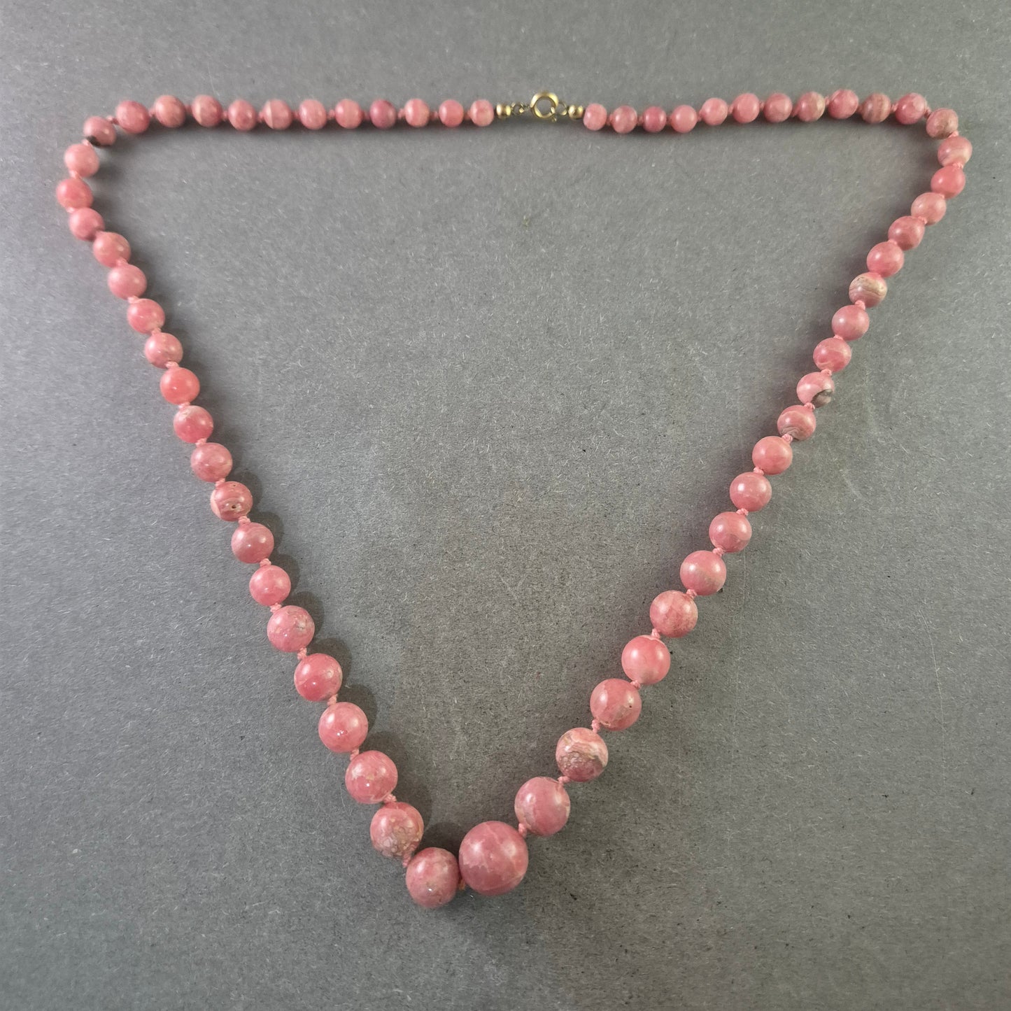 Rhodochrosit Halskette – Sanfte Eleganz in zartem Rosa