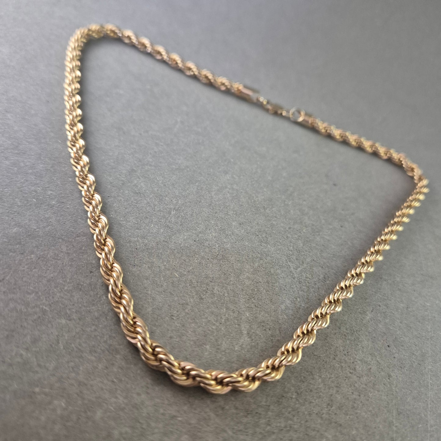 Klassische Herren Halskette in Seilkette Optik