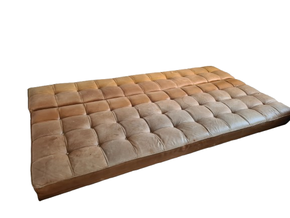 JOHANNES SPALT Wittmann Daybed Sofa Leder Mid Century 200x105cm