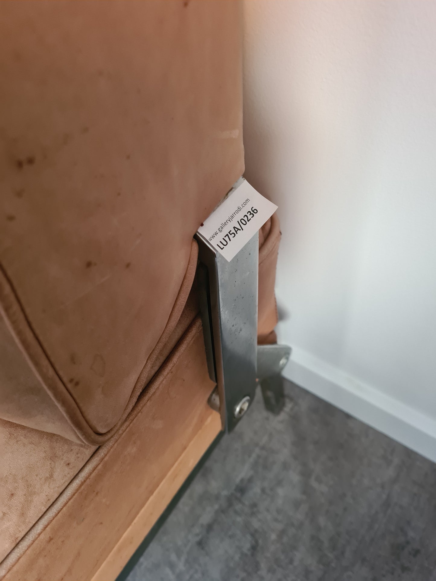 JOHANNES SPALT Wittmann Daybed Sofa Leder Mid Century 200x105cm