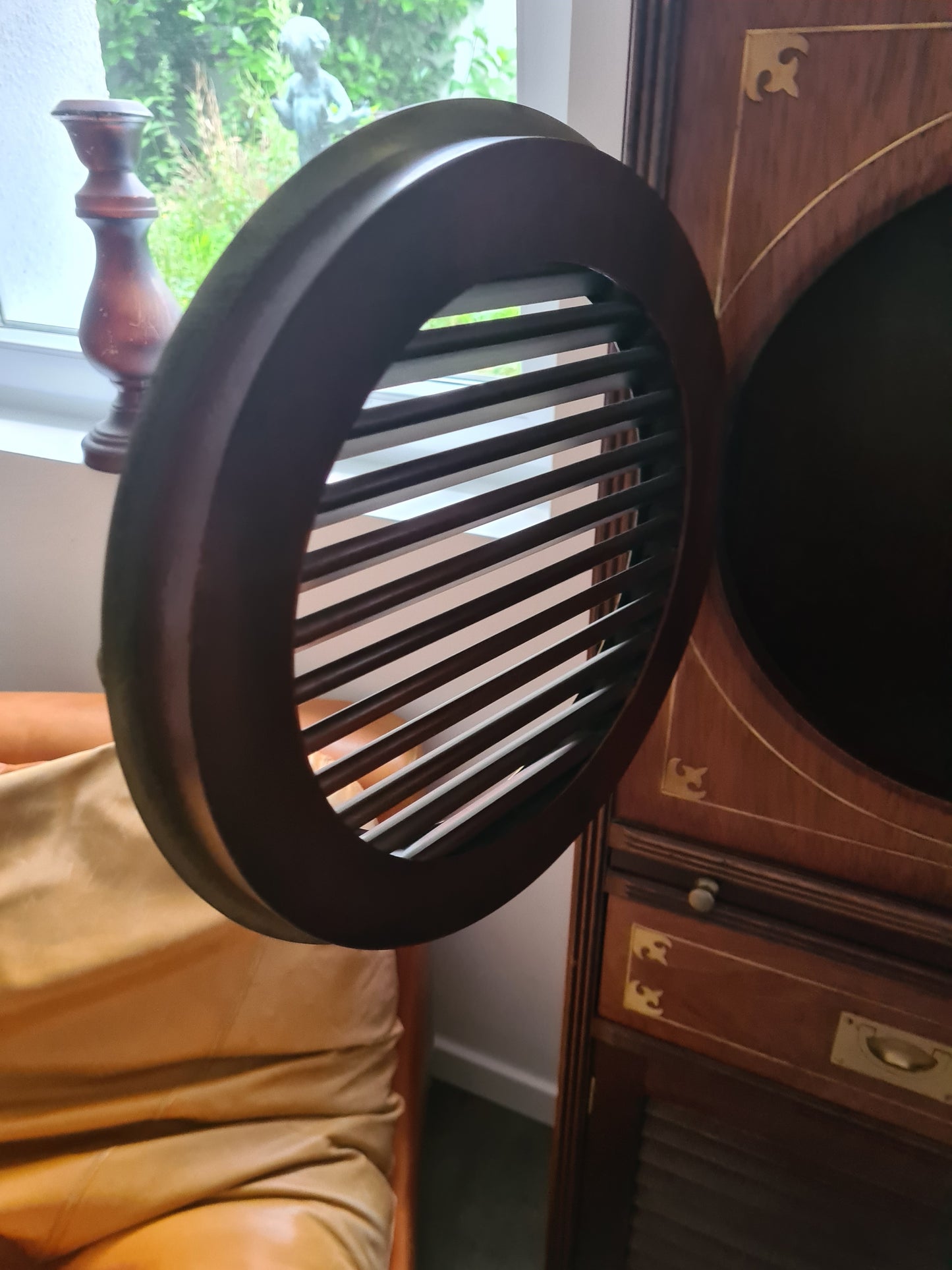 Marine Schrank Schiffsmöbel Sekretär Old Navy Bullauge Messing130cm