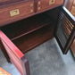 Marine Schrank Schiffsmöbel Sekretär Old Navy Bullauge Messing130cm