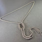 Elegante Statement Kette mit Knotenoptik – Silberfarbenes Design