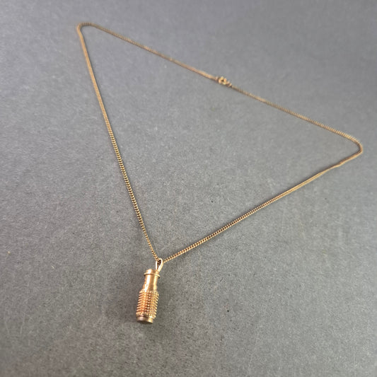 Klassische Damen Halskette mit Anhänger in Goldoptik