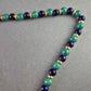 Elegante Halskette mit Lapislazuli und Malachit