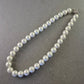 Elegante Perlenkette mit Rhodium-Verschluss