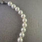 Elegante Perlenkette mit Rhodium-Verschluss