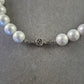 Elegante Perlenkette mit Rhodium-Verschluss