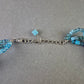 Mehrreihige Türkis Halskette – Farbenfroher Boho-Look in Blautönen