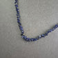 Blaue Edelstein Halskette – Natürliche Eleganz mit Splittersteinen