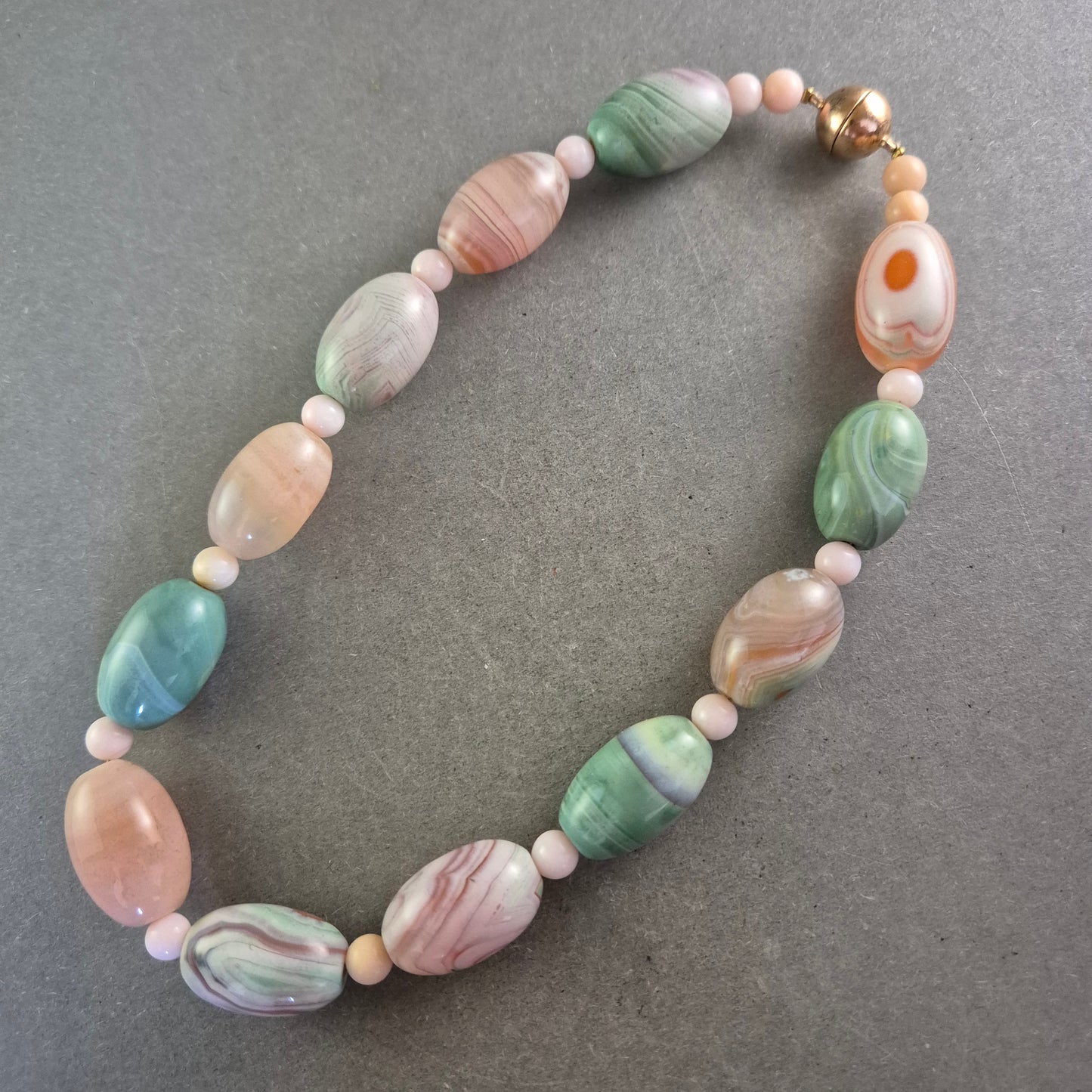 Australische Halskette von "Langes" – Farbige Steine mit 925er Verschluss