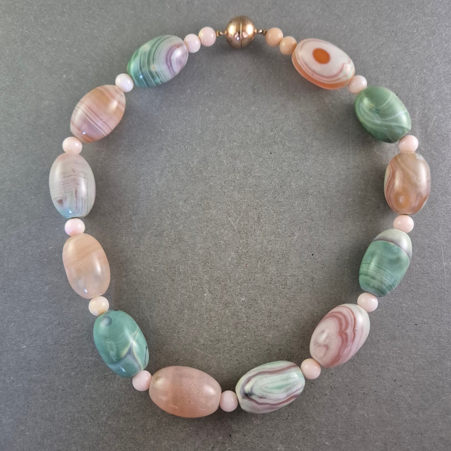 Australische Halskette von "Langes" – Farbige Steine mit 925er Verschluss