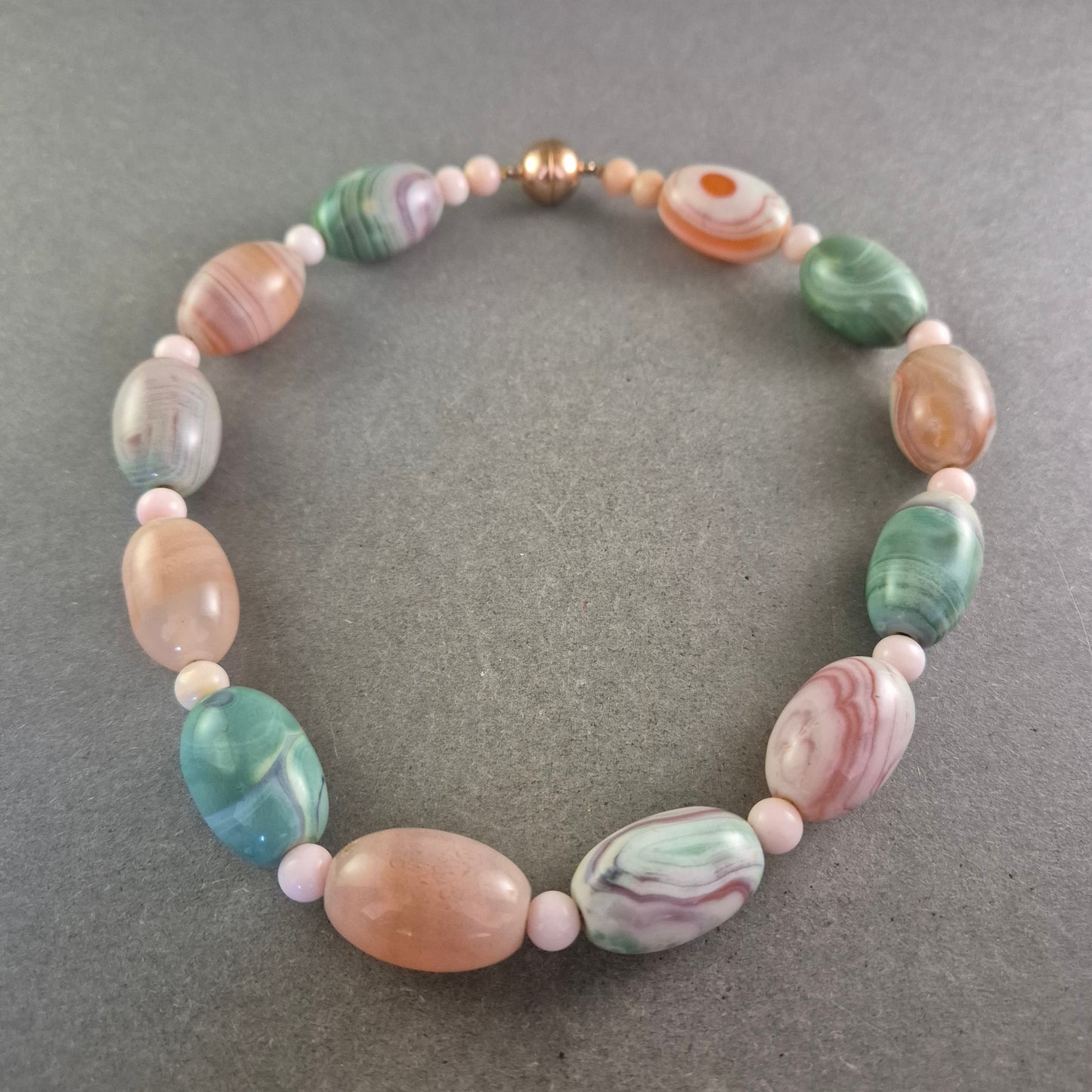 Australische Halskette von "Langes" – Farbige Steine mit 925er Verschluss