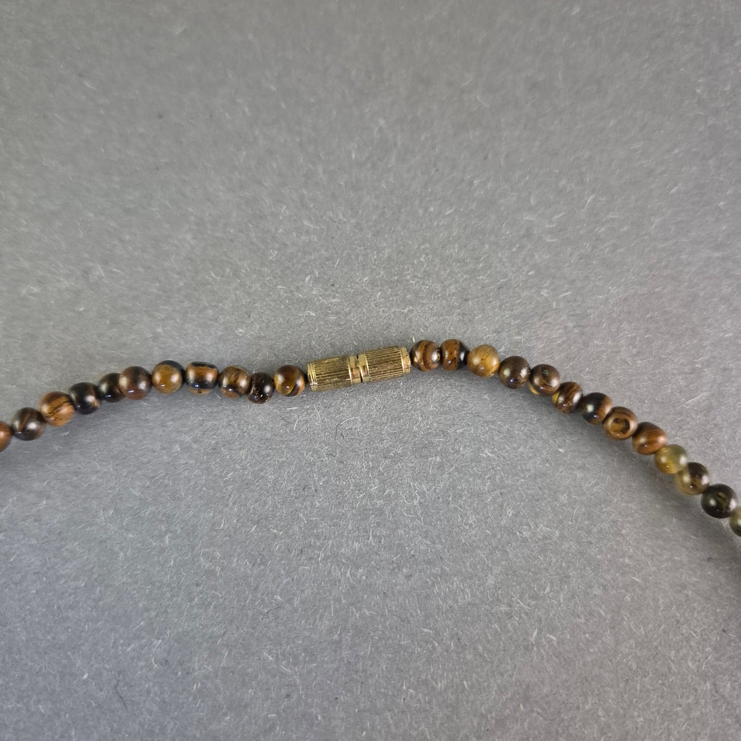 Tigerauge Halskette – Naturstein-Charme mit warmem Glanz