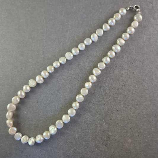 Klassische Perlen Halskette – Eleganter Schmuck aus Süßwasserperlen