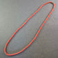 Feine Korallenrote Halskette – Zartes Design in lebendiger Farbe