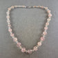 Damen Kette mit Rosenquarz und Kristallperlen – Zart und feminin
