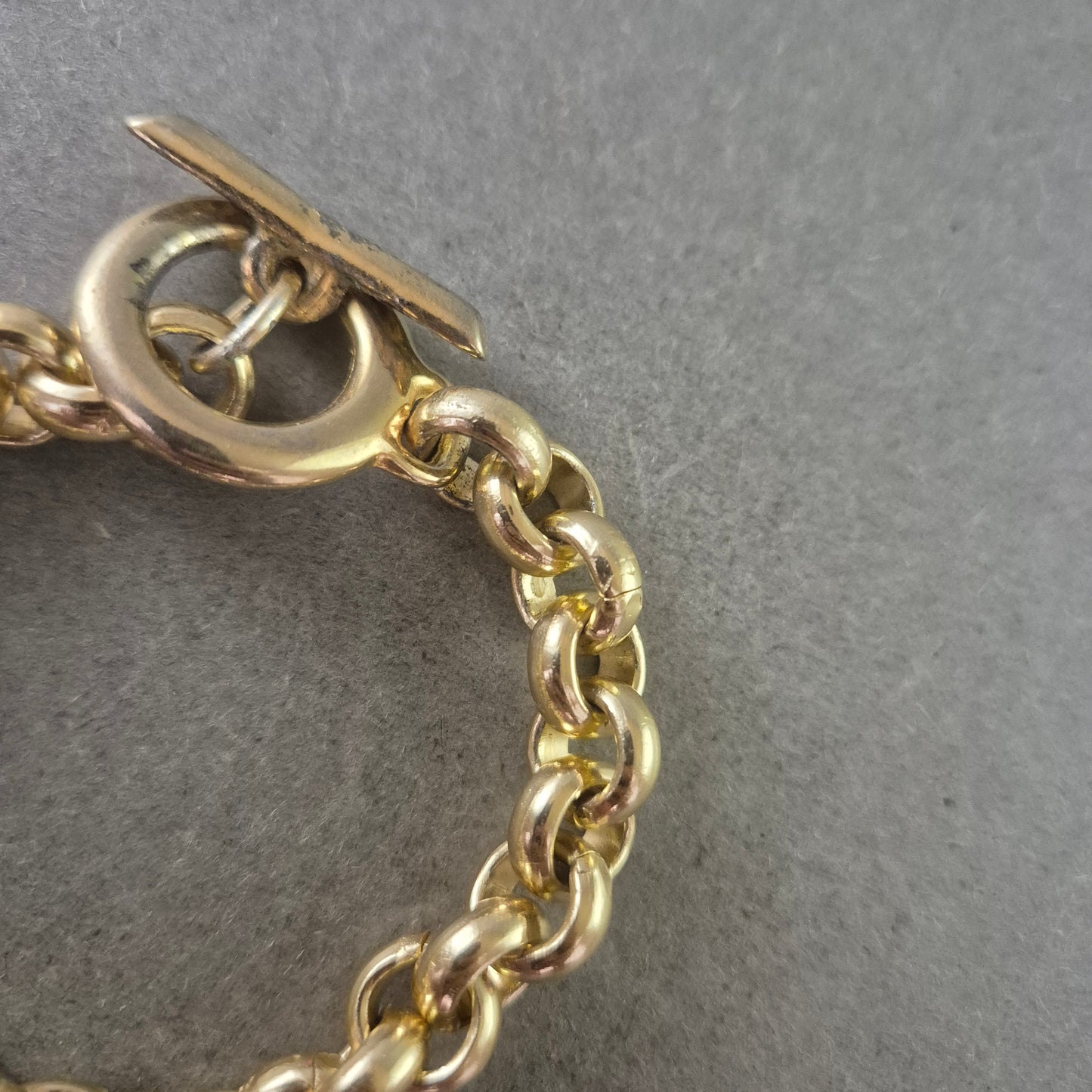 Vergoldetes Damen Armband mit Gliederkette – Massiv und stilvoll