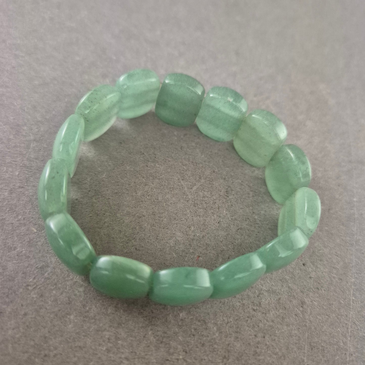 Elastisches Damen Armband – Grüner Aventurin Naturstein