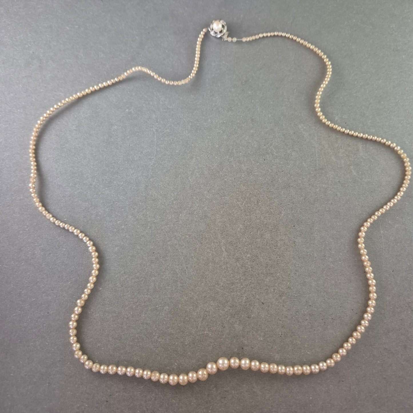 Elegante Damen Halskette mit weißen Perlen – Klassisch & zeitlos