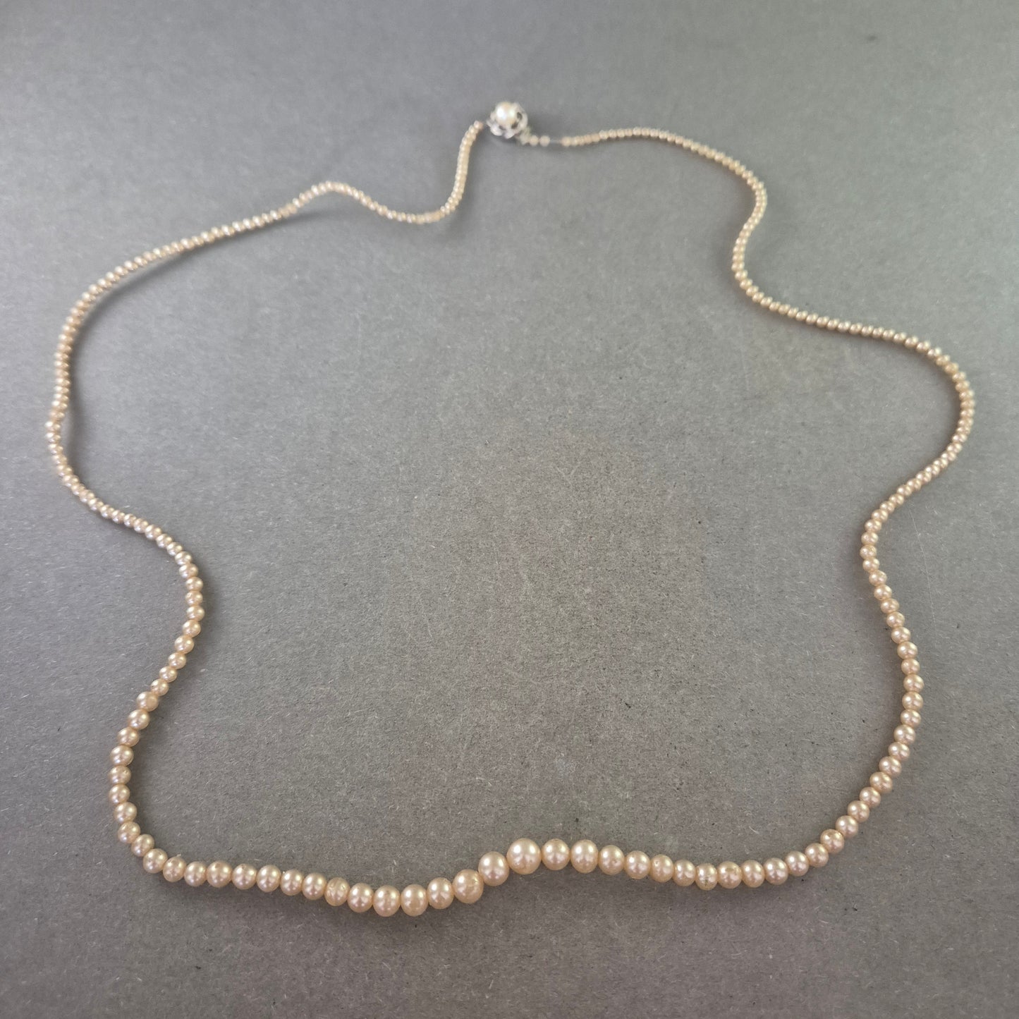 Elegante Damen Halskette mit weißen Perlen – Klassisch & zeitlos