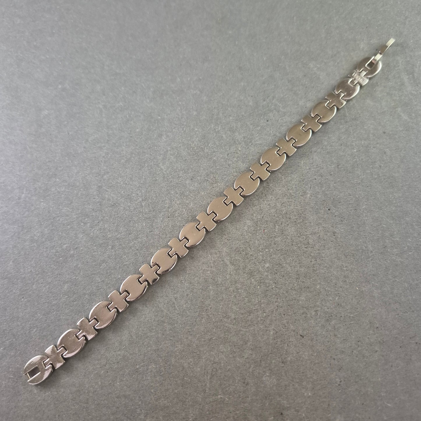 Unisex Armband Edelstahl – Silber Gold Optik, modernes Design