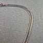 Damen Kette – Silberfarbene Schlangenkette im klassischen Design