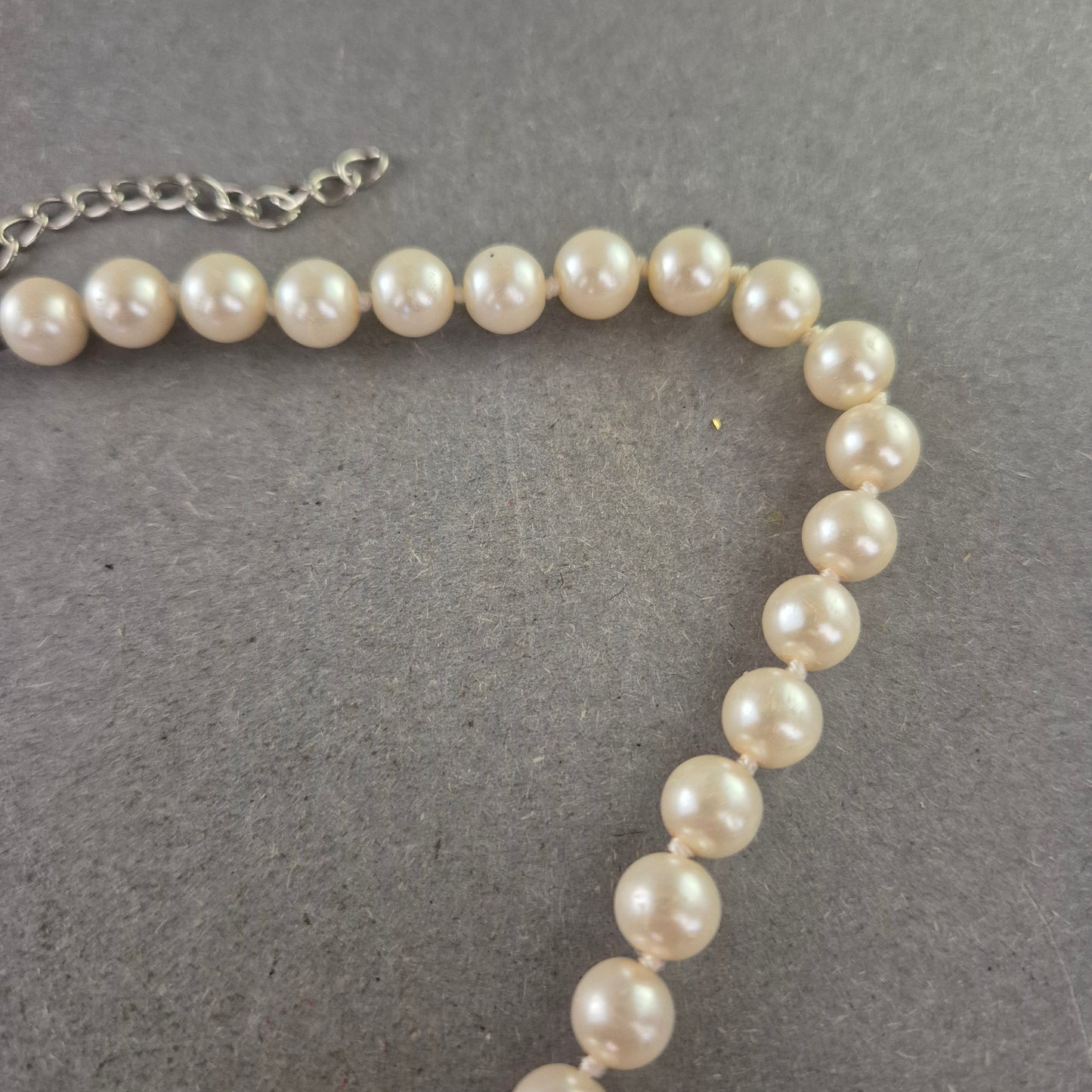 Damen Kette – Klassische Perlenkette mit Verlängerungskette