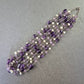 Damen Kette – Mehrreihige Amethyst & Perlen Edelsteinkette
