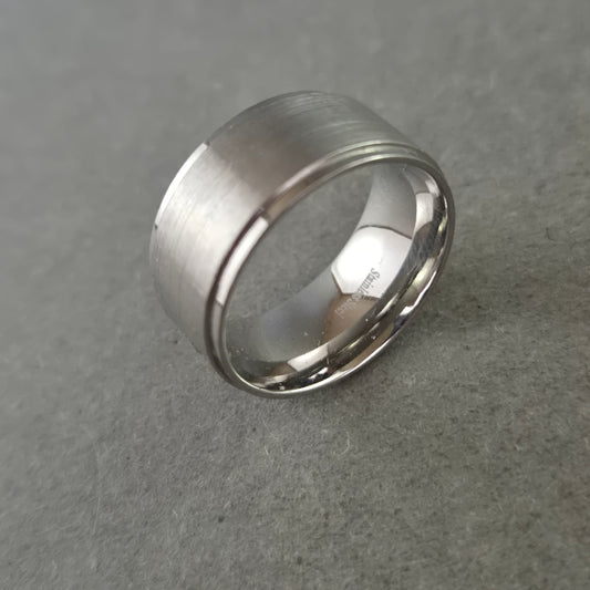 Schlichter Edelstahl Ring – Modern & Maskulin