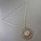 Vintage Kette mit Münz Anhänger – Filigranes Design